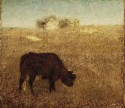 Albert Pinkham Ryder Evening Glow, The Old Red Cow oil